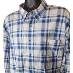 Cabelas Shirt Men 3XL Plaid Long Sleeve Cotton Western Classic Casual Workwear